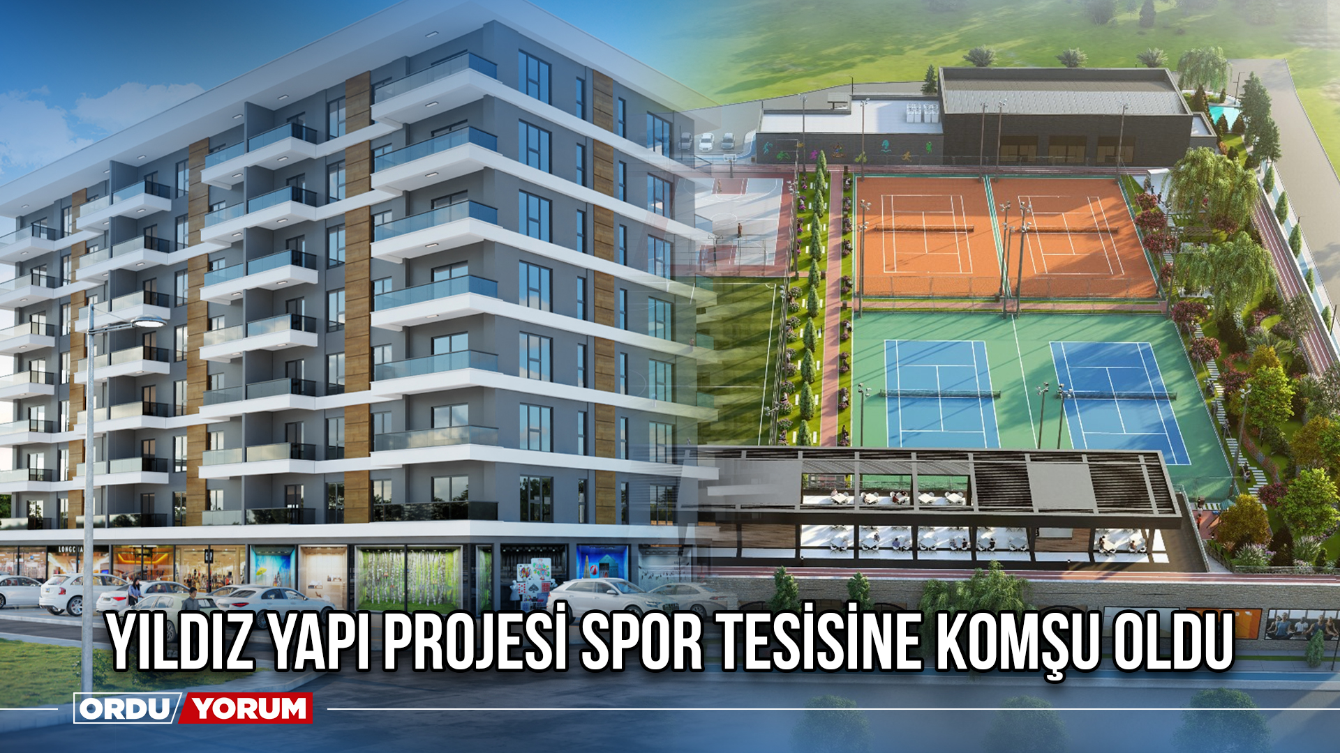 Yıldız Yapı Projesi Spor Tesisine Komşu Oldu