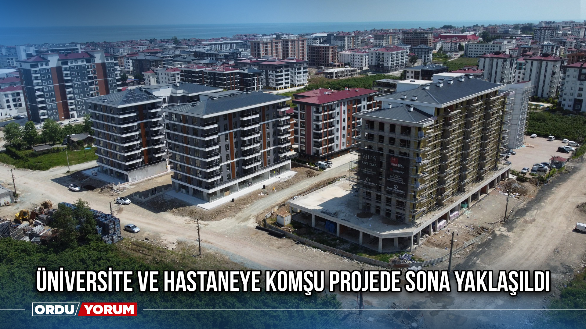 Üniversite ve Hastaneye Komşu Projede Sona Yaklaşıldı